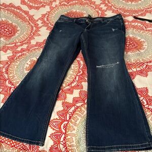 Lane Bryant Bootcut Denim Jeans - Classic Blue